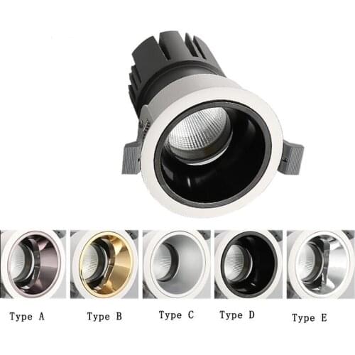 1PCS Dimmable LED Downlight COB Ceiling Spot Lighting 7W 10W 12W 18W 20W Led Bulb Bedroom Kitchen Indoor ceiling recessed Lights