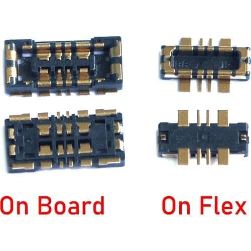 2PCS Inner Battery FPC Connector Clip Contact Replacement For HuaWei Enjoy 9 Plus Y9 2019 Nova 4 4E On Motherboard On Flex Cable