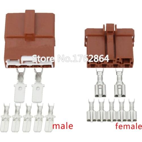 7 pin automotive cable connector plug terminal connector DJ7071-6.3 / 7.8-11/21 car connector
