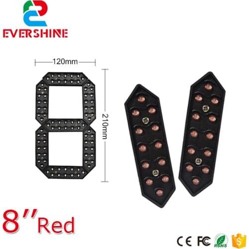 8" red 7 Segment Of The Modules Digita Numbers,led Signs Outdoor Waterproof Module,led Gas Price,led Oil Price