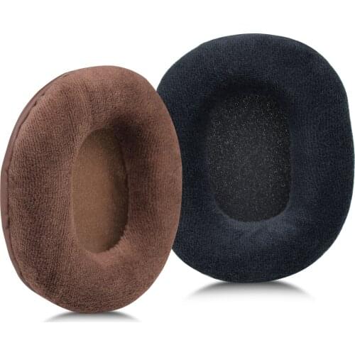 Velvet Velour OVAL Ear pads cushion replacement for ATH-M40 ATH-M50 M50X M30 M40 M35 SX1 M50 M50S ATH Headphones