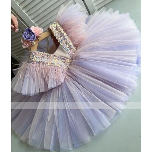 Baby Dress Sequins Tulle Princess Summer Dress Infant 1 Year Birthday Clothes Christmas Party Dress Girl Clothes