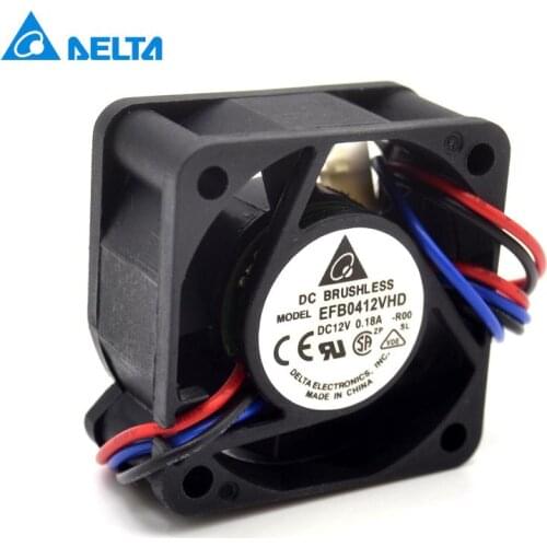 For Delta EFB0412VHD -ROO 4020 4CM 40mm 12V 018A double ball North-South Bridge heat sink cooling fan 40*40*20mm
