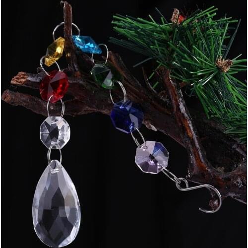 DIY Crystal Sun Catchers Chandelier Crystals Ball Prism Pendant Rainbow Maker Hanging Chakra Cascade Suncatcher
