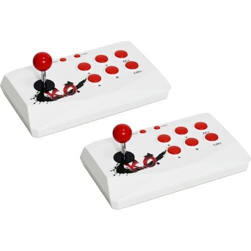 With 2 Wireless Arcade Joystick Game Consoles, Built-in 2000 Games HDMI-compatible Output Small Fighting Arcade Console HD