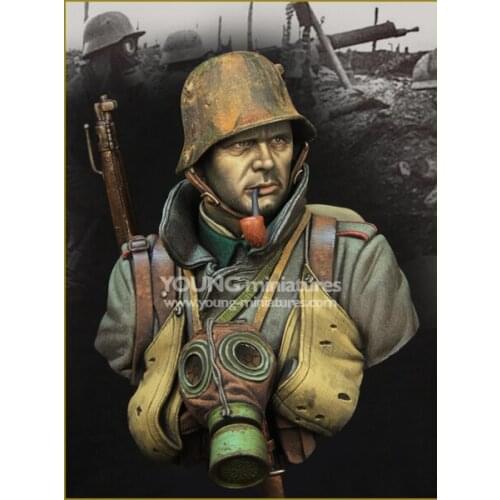 1/10 scale Resin Bust First World Assault Force Model Kit figure Free Shipping