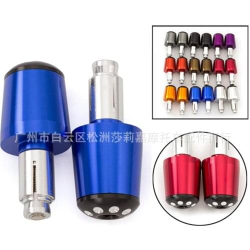 Metal Motorcycle Accessories Motorcycle Handle Bar End Weight Grips Cap Anti Vibration Silder Plug 7/8'' 22mm Universal