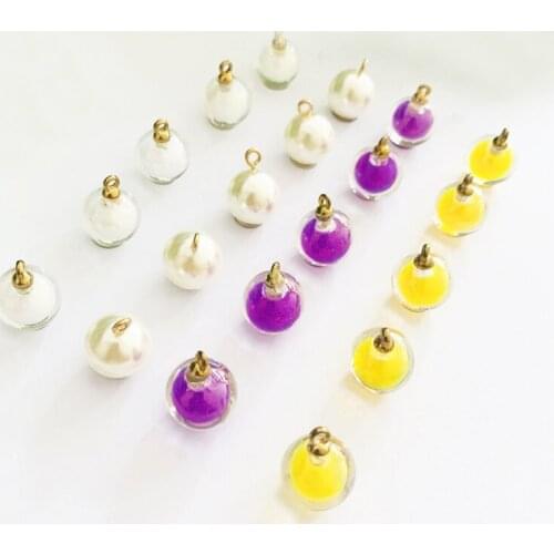 2pcs Fashion Crystal Pendant Mini Cute Decorative Pendant for DIY headwear Handbag Shoulder Bag Purse Hardware Accessories