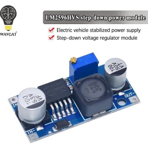 WAVGAT LM2596HVS LM2596 HV LM2596HV DC-DC Adjustable Step Down Buck Converter Power Module 4.5-50V To 3-35V Urrent limiting