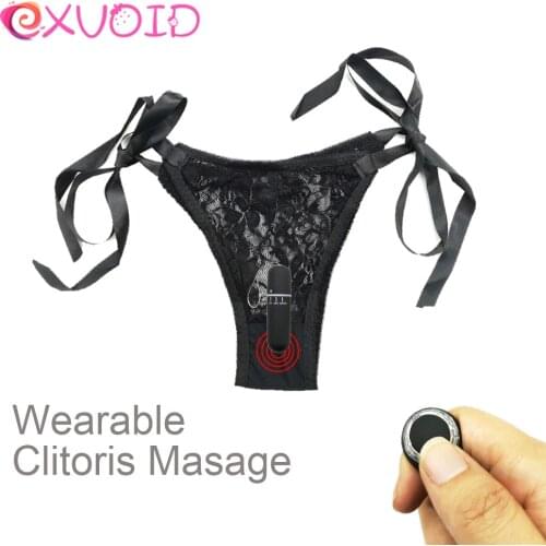 EXVOID Wearable Vibrator Remote Control Bullet Vibrator G-spot Massage Female Masturabtor Adult Products Sex Toys for Women