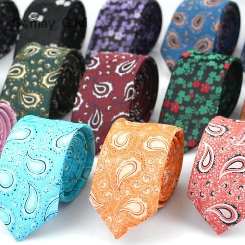 New Style Ties for Men Paisley Polyester Jacquard Woven Mens Necktie Formal Wedding Party Slim Neck tie Gravata Narrow TIE