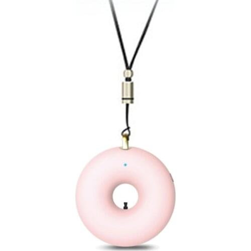 Mini Air Purifier Wearable Portable Air Purifier Necklace Negative Ion Generator USB Personal Air Freshener Unisex