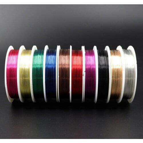 10PCS 0.3 0.4mm Sturdy Beading Cord String Alloy Copper Wire For Jewelry Making Diy Accessories Finding And Component Wholesale