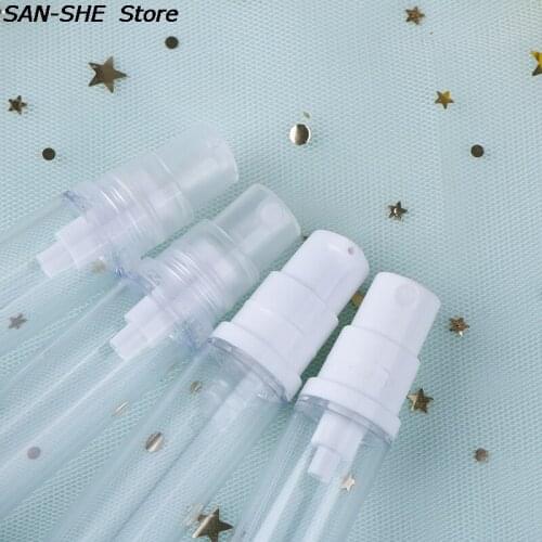 2pcs 5/10/15ml Empty Airless Vacuum Pump Bottle Refillable Plastic Lotion Cosmetic Lotion Container For Travel