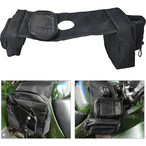 SALE Multi-pocket ATV Fuel Tank Bag Saddlebag Mobile Cup Holder for UTV Yamaha Kawasaki Scooter Wholesale Quick delivery CSV