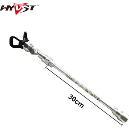 Collocation swivel Airless Extension Pole 11.81 inch Tip guard 7/8"Nozzle Pole head provides tip control for angles up to 180