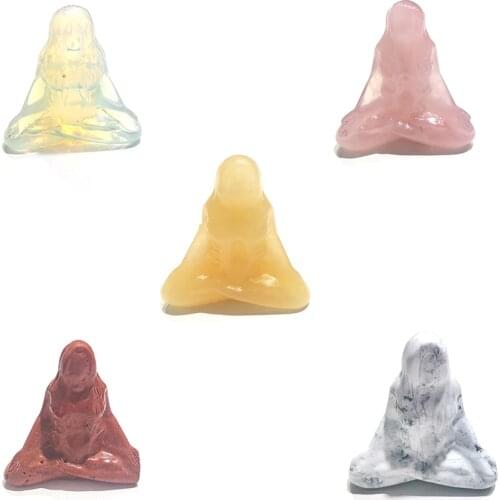 Natural Stone Statue Hand-Carved Goddess Of The Earth Like Healing Reiki Repair Chakra Mineral Quartz Home Wedding Decoration