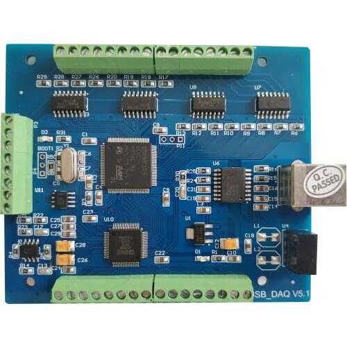 USB Synchronous Data Acquisition Card Labview 16-bit 8-channel 10K Synchronous Isolated Power Measurement