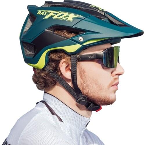 BATFOX Bike Helmet Premium Mountain Road Bike Helmet Jungle Knight All-Terrain Bike Helmet Men Women Bicycle Helmet