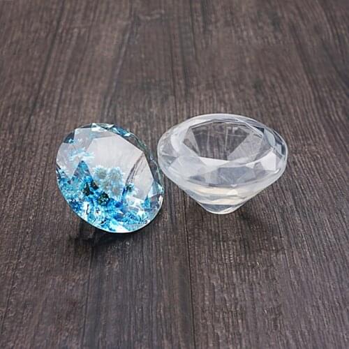 1pcs Diamond Fashion Scrapbooking Silicone Mould Decorating Tools Diamond Shape Crystal Silicone Mold DIY Handmade Jewelry Tools