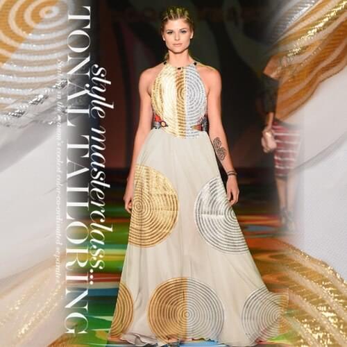 2016 New Top Fashion Brocade Fabric Cotton Fabric Tulle Rolls Patchwork Fabric Gold And Silver Cloth Silk Super Western Style