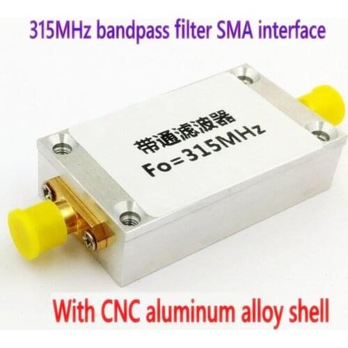 315MHz Remote Control High-definition Digital Transmission Bandpass Filter SMA