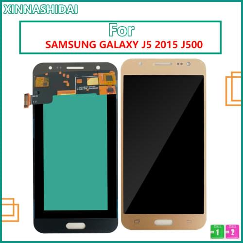 5.0'' Super AMOLED LCD For SAMSUNG GALAXY J5 2015 J500 LCD Display J500F J500M SM-J500F Touch Screen Digitizer Assembly