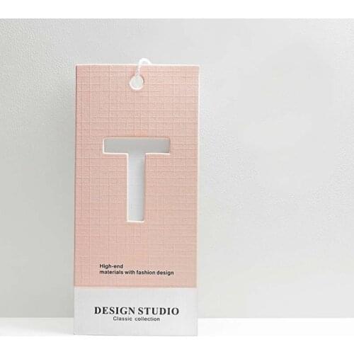 500pcs Custom Label Fashion Hang Tag Custom Sales Tag Brand Garment Swing Tag Customized Tags Printing