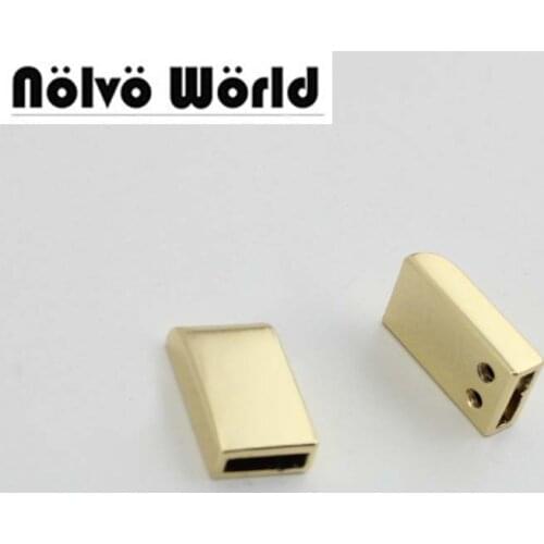 60pcs 3colors 22*13mm High quality Ecoration end clips by screws hardware straps tail clasp accessory 30pcs