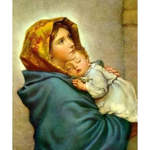 5D DIY Full Square/round Diamond Painting Religion Women and children Embroidery Cross Stitch Rhinestone Mosaic Home Decor