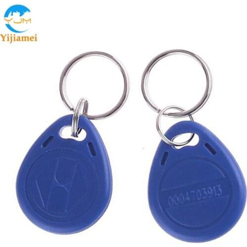 125KHz ABS RFID keyfobs key chains keytags which is used for Access Control System Free shipping 100pcs in one lot YJ-ABS02-ID