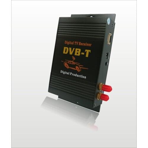 DVB-T with Double tuner Antenna Digital TV Receiver MPEG-4 for Car Monitors GPS DVD