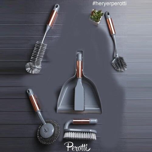 QUALITY METAL COPPER STEMMED BRUSH SET