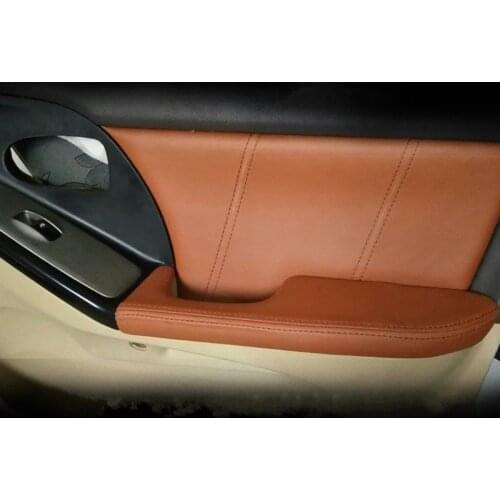Microfibre Leather Interior Deco Doors Panel Center Armrest Protective Cover For Hyundai Elantra 2004 5 6 7 8 9 10 11 CAB157