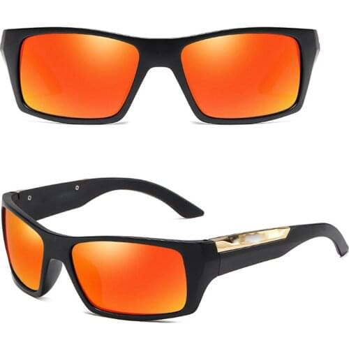 Men Outdoor Sports Ultralight Pc Frame Square Oversized Polarized Sunglasses Custom Made Myopia Lens -1 to -6
