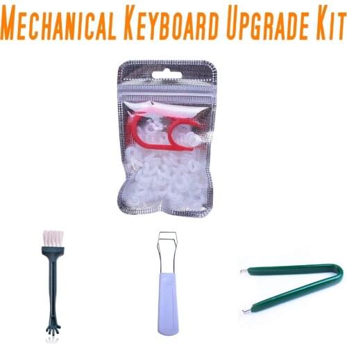 Mechanical Keyboard O Ring Quiet Switch Sound Dampeners 5 Kit,Rubber O Ring+ Keycap Puller + MX Switch Puller +Keys Removal Tool