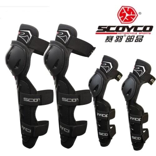SCOYCO motorcycle kneecaps Anti wrestling equipment off-road locomotives Fall protection Kneepad PP protective shell falling