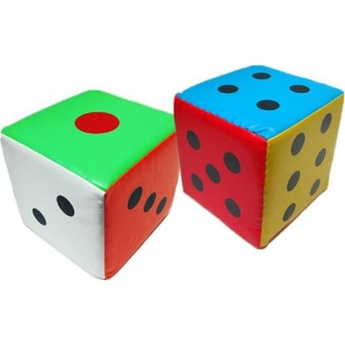 2020 New Drop Shop. 20/12cm Super Large Dice Colorful Six Sided Sponge Party Game Props Teaching Aid