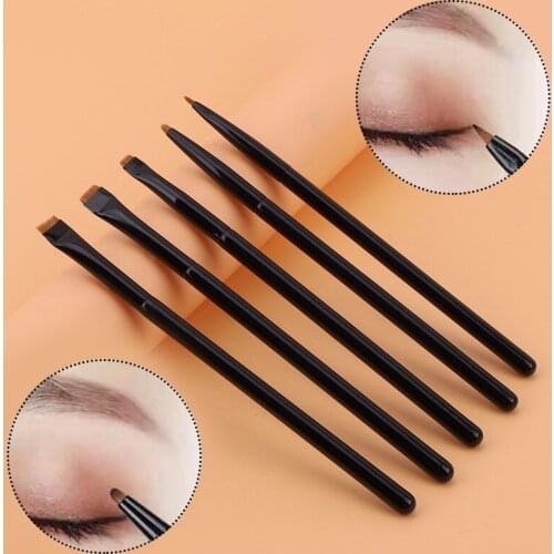 New Super Thin Makeup Brushes Eye Liner Cream Brush Eyeliner Brush Professional Small Angled Eyebrow Brushes Makeup Brush Tools