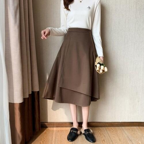 NUYIMEI High Waist Skirts For Women