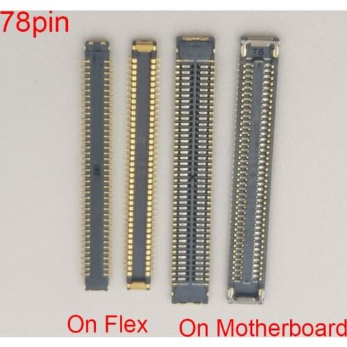2PCS 78pin Original USB Charger FPC Connector On Board For Samsung A51 5G 4G A516 A516UA5160 A516D A516N A516 Charging Dock
