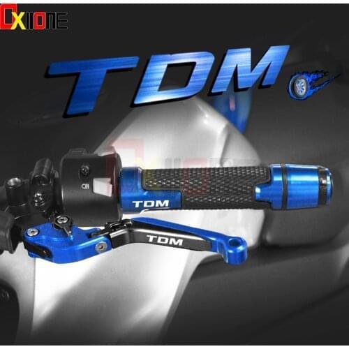 Motorcycle Brake Clutch Levers Handlebar Hand Grips Ends For Yamaha TDM 900 850 TDM900 2004-2014 TDM850 1991-2002 Accessories