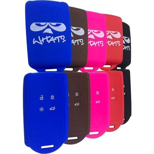 Silicone Key Cover for Renault KOLEOS Kadjar Grand Scenic 2019 2017 for Samsung QM5 Key Case for Renault Arkana A Duster 2019