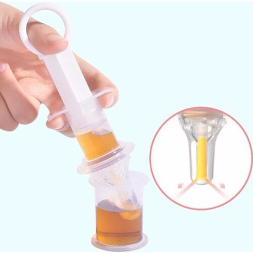 Silicone Syringe Type Feeding Device Dropper Dispenser Pacifier Feeding Utensils Baby Pacifier-type Drug Needle Feeder