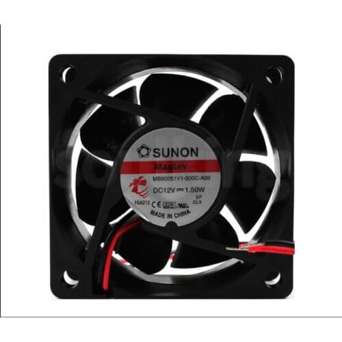 Brand new original Taiwan built standard MB60251v1-000C-A99 DC12V 6025 silent cooling fan