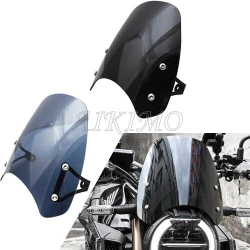 Plastic Motorcycle Headlight Windshield Wind Deflector Windscreen for Honda CB650R 2019-21 Windscreen Motorcycle Accessories