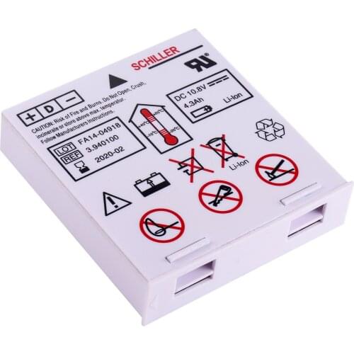 High Quality Imported Battery Cells 2.200132 3.940100 Battery For Schiller Defigard 5000 DG5000 DG TOUCH 7 APLCII APLCI Battery
