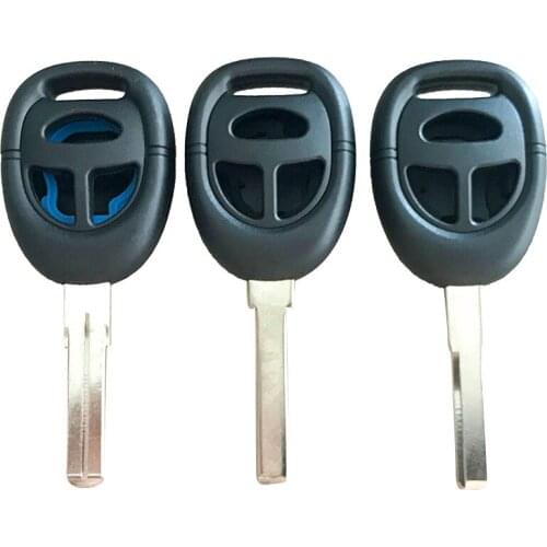 3 Buttons Replacement Case Cover Shell Smart Remote Key Fob For Saab 9-3 9-5 93 95 With Uncut Blade