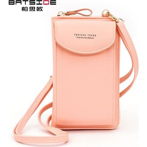High-quality Forever Young fashion large-capacity mobile phone bag small shoulder messenger zipper long clutch bag lady wallet