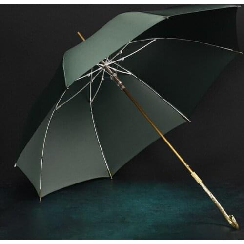 Umbrella Long Handle Large Uv Protection Business Outdoor Windproof Adult Umbrella Luxury Fashion Guarda Chuva Rain Gear BD50RR